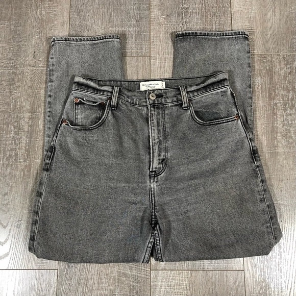 Abercrombie & Fitch Women’s The Ankle Straight Ultra High Rise Jeans Size 27/4 - Picture 3 of 7